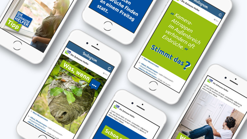 Neue Website & Social Media für Die Zuhause-Helfer